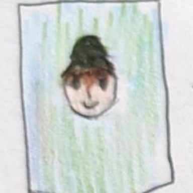 Jerry, a hand-drawn portrait